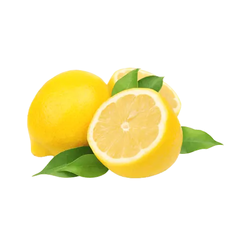Lemon sliced in half